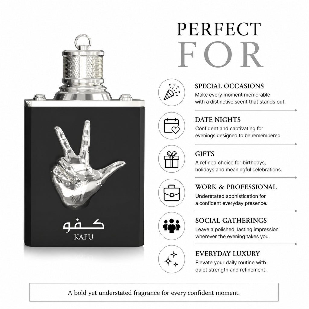 AMARAN Kafu Eau de Parfum for Men 100 ml – Citrus, Spicy & Woody