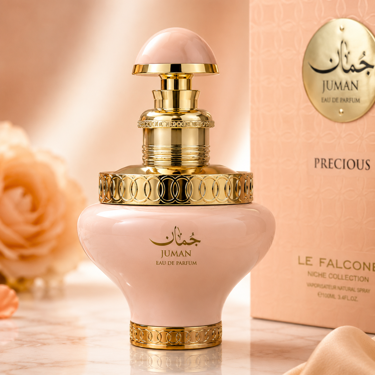 Le Falcone Juman Precious Eau de Parfum for Women 100 ml – Fruity Vanilla Gourmand