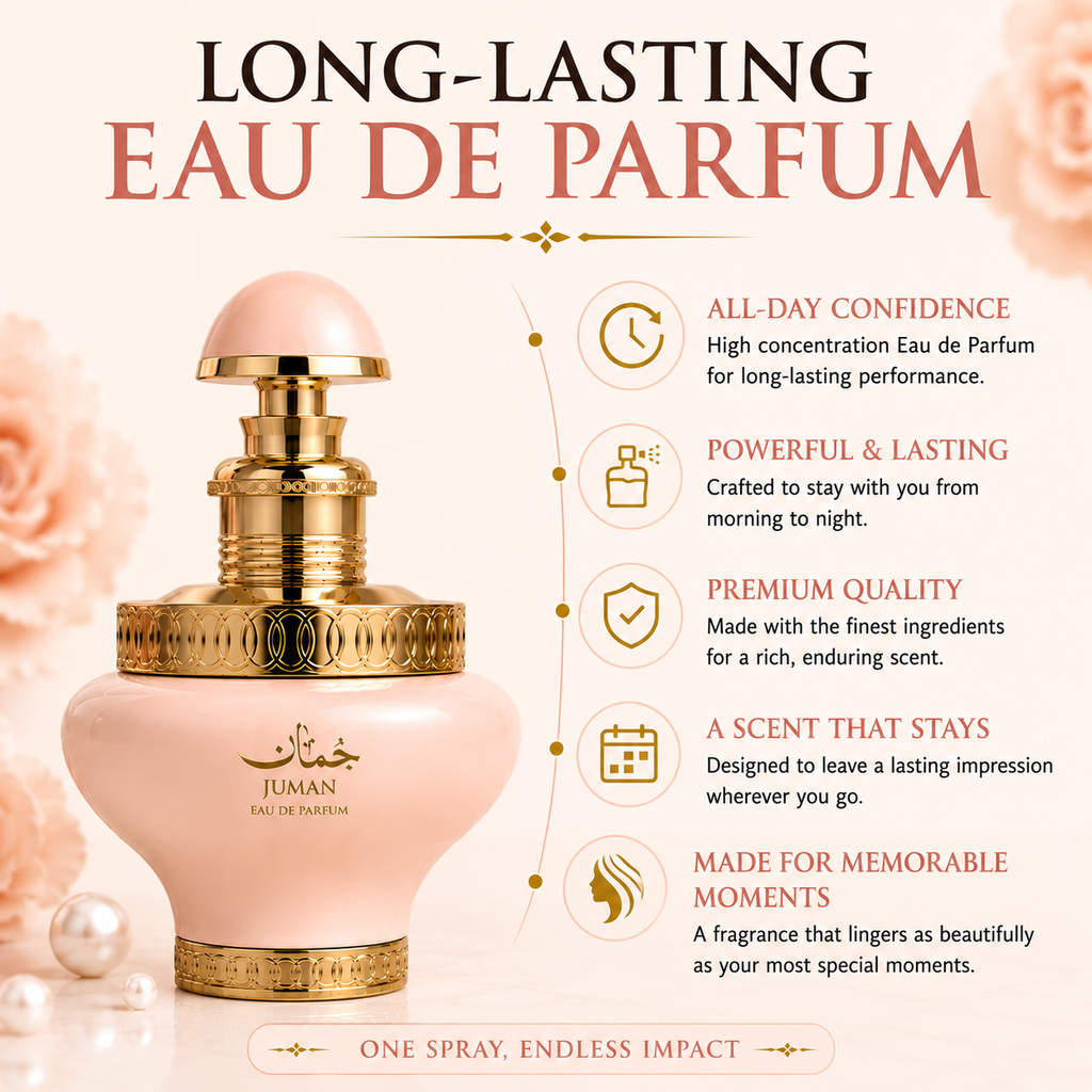 Le Falcone Juman Precious Eau de Parfum for Women 100 ml – Fruity Vanilla Gourmand