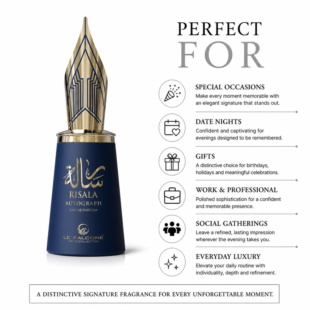 LE FALCONE Risala Autograph Eau de Parfum 100 ml – Citrus, Aromatic & Woody