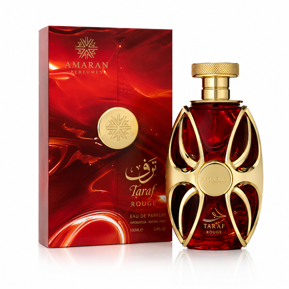 AMARAN Taraf Rouge Eau de Parfum 100 ml – Fruity Floral Gourmand