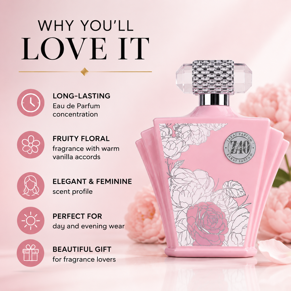 ZAKAT Z40 Eau de Parfum for Women 100 ml – Floral, Fruity & Vanilla